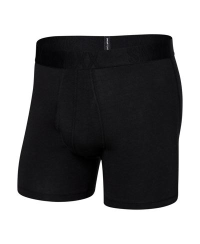 Saxx Splash Palms Droptemp Cooling Cotton Blend Slim Fit Boxer Briefs, Pack Of 2 In Black