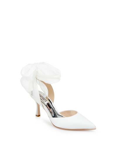 BADGLEY MISCHKA WOMEN'S BLAZE ANKLE WRAP EVENING PUMPS