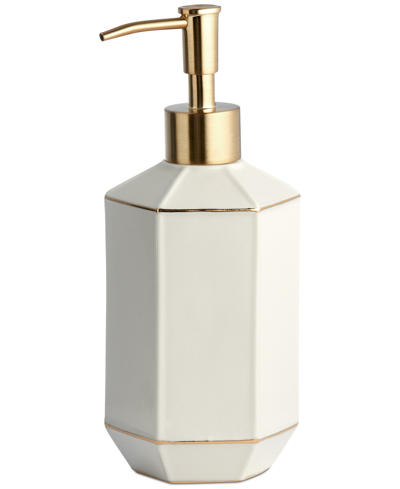 Kassatex St. Honore Lotion Dispenser In White