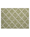D Style York Yo1 1'8" X 2'6" Area Rug In Moss