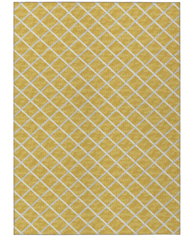 D Style York Yo1 5' X 8' Area Rug In Gold