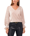 VINCE CAMUTO WOMEN'S V-NECK BLOUSON-LONG-SLEEVE TOP