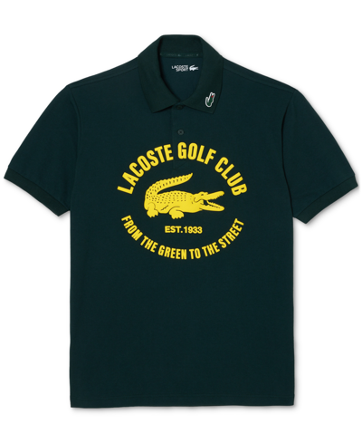 Lacoste Men's Classic Fit Cotton Golf Polo - Xxl - 7 In Green