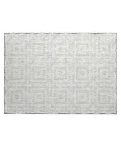 D Style Robbey Washable Rby1 1'8" X 2'6" Area Rug In Ivory