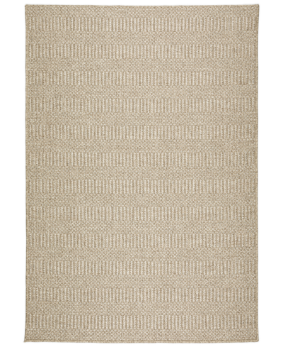 D Style Nusa Outdoor Nsa4 8' X 10' Area Rug In Beige