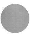 D Style Hinton Hn1 10' X 10' Round Area Rug In Gray
