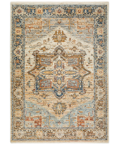 D Style Perga Prg2 5' X 7'10" Area Rug In Blue