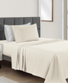 Sunham Microfiber Easy Care Solid 3-pc. Sheet Set, Twin In Ivory