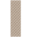 D Style York Yo1 2'3" X 7'6" Runner Area Rug In Taupe