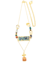 NECTAR NECTAR NEW YORK 18K GOLD-PLATED DONYSHEE STATEMENT NECKLACE, 24" + 10" EXTENDER