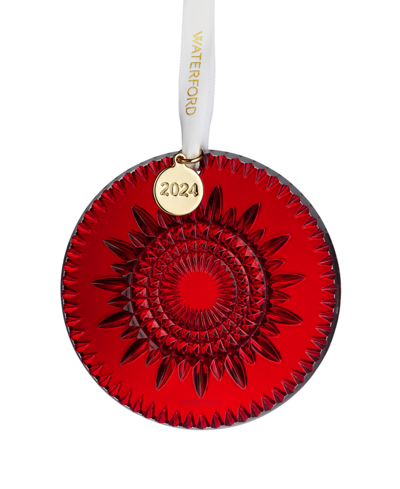 Waterford 2024 New Year Celebration Keepsake Ornament In Red