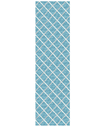 D Style York Yo1 2'3" X 10' Runner Area Rug In Mist
