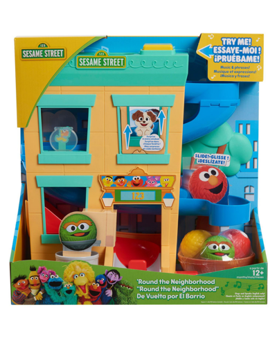 Sesame Street Kids' 'round The Neighborhood 4-piece Ball Drop Playset And Figures In No Color