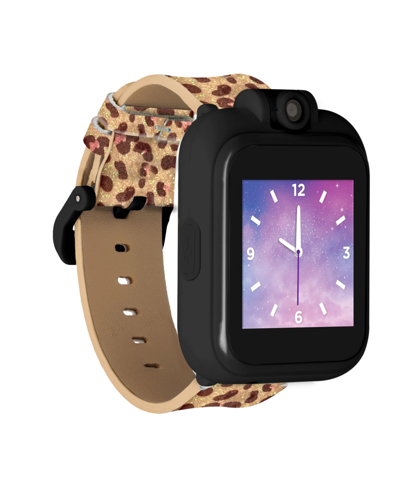 Playzoom Kid's  2 Leopard Print Tpu Strap Smart Watch 41mm