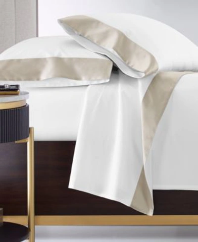 Hotel Collection Italian Percale Sateen Cuff Sheet Sets Created For Macys In Silver