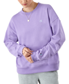 Champion Women's Powerblend Fleece Crewneck Sweatshirt In Lavish Lavender