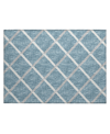 D Style York Yo1 1'8" X 2'6" Area Rug In Mist