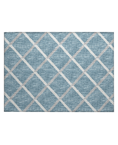 D Style Victory Washable Vcy1 1'8" X 2'6" Area Rug In Mist