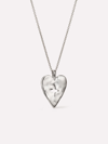ANA LUISA SILVER HEART NECKLACE