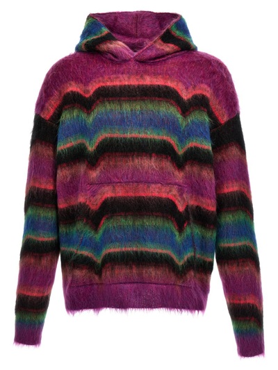 Avril 8790 Multicolor Jaquard Fleece In 0002 Purple