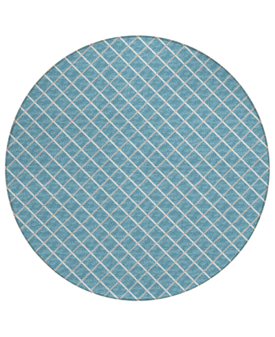 D Style Victory Washable Vcy1 8' X 8' Round Area Rug In Mist