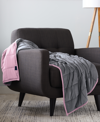 Ella Jayne 12lb Reversible Anti-anxiety Weighted Blanket In Grey,pink