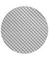 D Style York Washable Yo1 6' X 6' Round Area Rug In Gray
