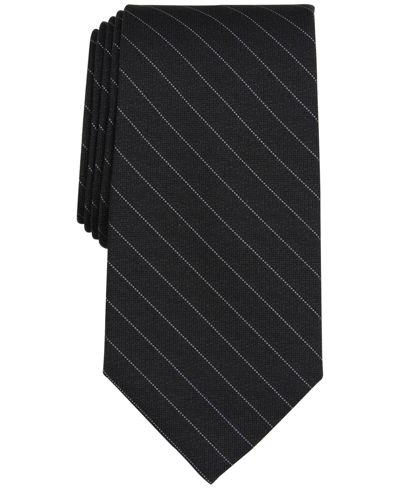 Michael Kors Men's Horn Stripe Tie In Black