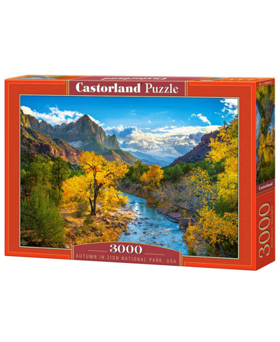 Castorland Autumn In Zion National Park, Usa Jigsaw Puzzle Set, 3000 Piece In Multicolor