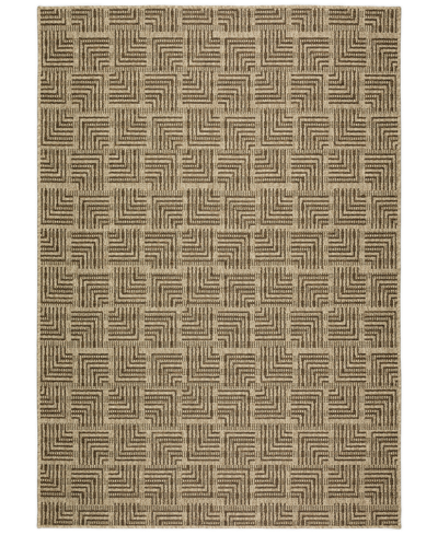 D Style Nusa Outdoor Nsa10 8' X 10' Area Rug In Chocolate