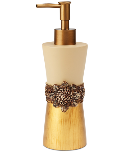 Avanti Braided Medallion Granite Lotion Pump In Gold