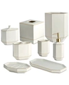 Kassatex Montepellier Bath Accessories In White