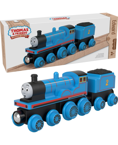 Fisher Price Kids' Thomas And Friends Wooden Railway, Edward Engine And Coal-car In Multi-color