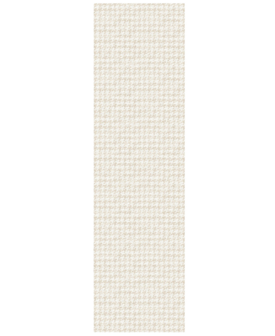 D Style Hinton Hn1 2'3" X 7'6" Runner Area Rug In Ivory