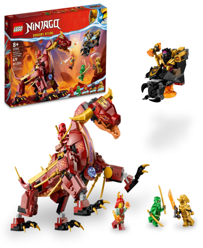 Lego Kids' Ninjago Heatwave Changing Lava Dragon Building Toy 71793 In Multicolor
