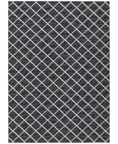 D Style York Yo1 8' X 10' Area Rug In Black