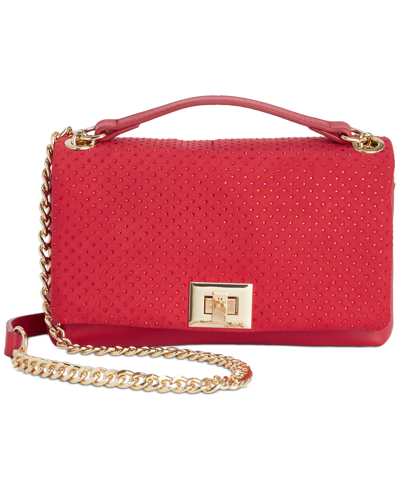 Inc International Concepts Small Soft Ajae Hotfix Crossbody, Created For Macy's In Red Pepper Htfx
