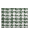 D Style Hinton Hn1 1'8" X 2'6" Area Rug In Green