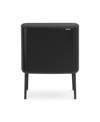Brabantia Bo Touch Top Trash Can, 9.5 Gallon, 36 Liter In Matte Black