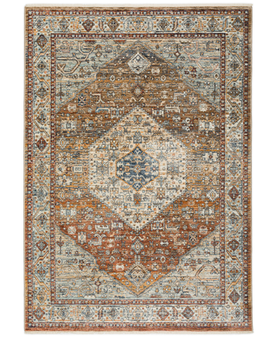 D Style Bergama Be1 5' X 7'10" Area Rug In Paprika