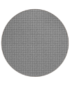 D Style Hinton Hn1 4' X 4' Round Area Rug In Black