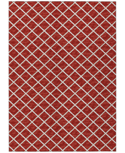 D Style York Yo1 5' X 8' Area Rug In Red