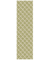 D Style York Yo1 2'3" X 12' Runner Area Rug In Moss