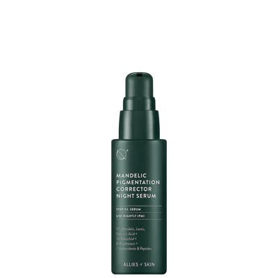 Allies Of Skin Mandelic Pigmentation Corrector Night Serum (1 Fl. Oz.) In Green