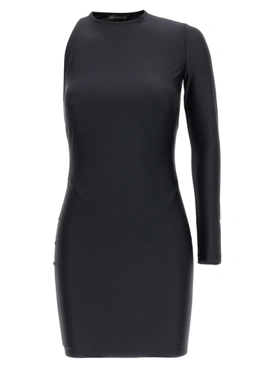 Balenciaga Draped Dress Female Black