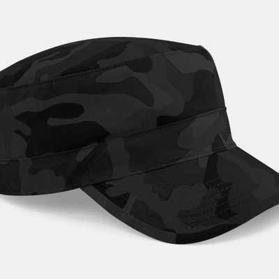 Beechfield Camouflage Army Cap/headwear In Black