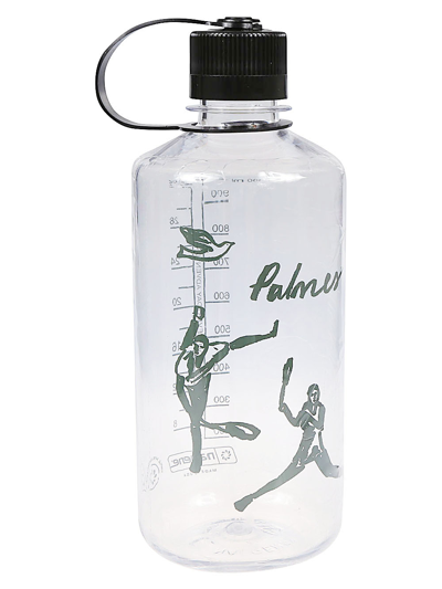 Palmes Printed Bottle In White