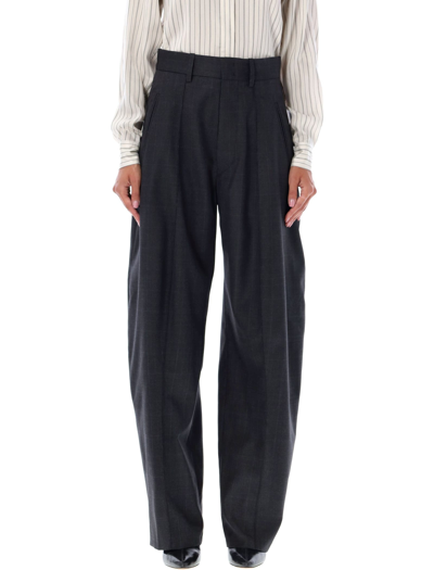 Isabel Marant Straight Leg Pants In Black