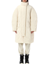 Isabel Marant Étoile Padded Coat In Ecru