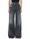 Givenchy High-rise Flared Jeans In Black